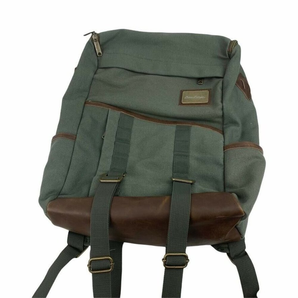 Beau Rivage Finley Mill Backpack Canvas 19.5L Travel Hiking Padded Laptop Pocket - Picture 1 of 10